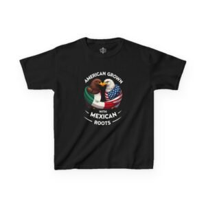 American Grown Kids Tee, Fun Graphic Shirt, Comfortable Cotton Shirt, Unique Kids Apparel, Perfect for Family Gatherings, Gifts