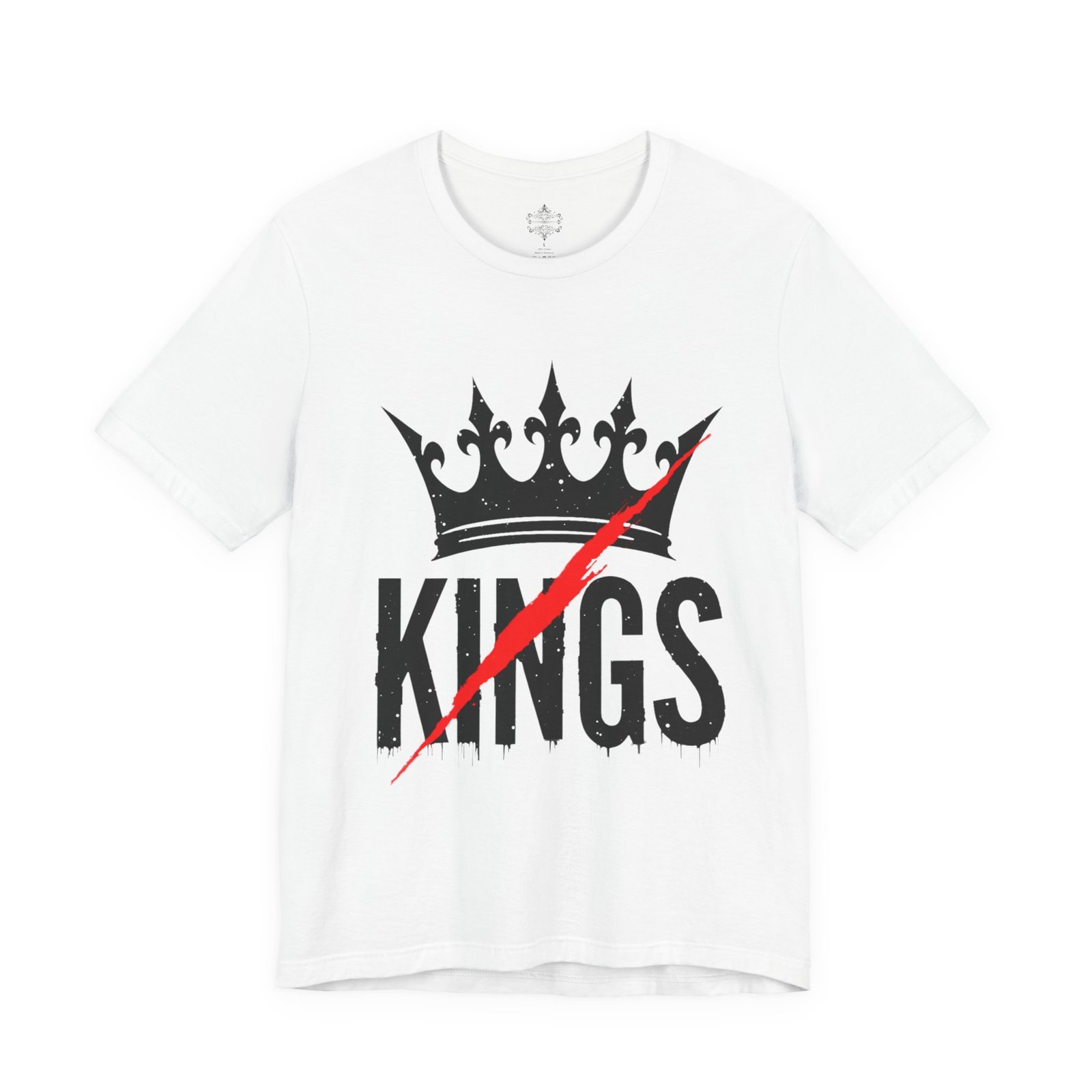Unisex Crowned Kings Tee - Trendy Graphic T-Shirt for Casual Wear, Unique Gift, Birthday, Streetwear, Everyday Style - Image 3