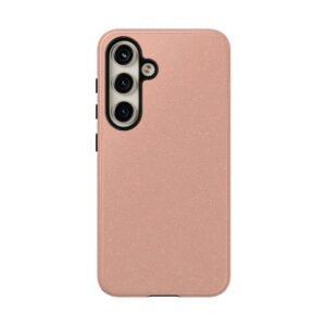 Samsung Galaxy S24, Rose Gold Stylish Phone Case Tough Cases, Durable Protection, Customizable Case
