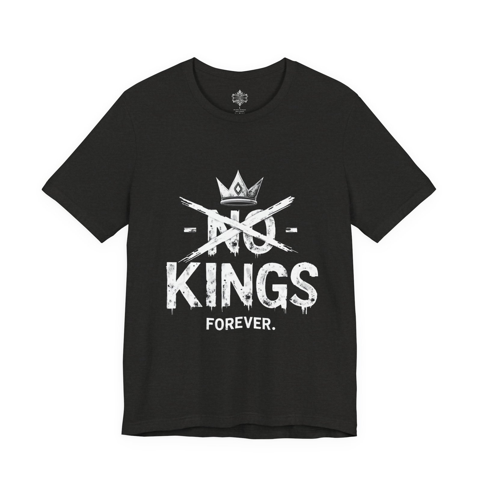 No Kings Forever Statement Shirt, Casual Wear, Street Style, Gift for Rebels, Graphic Tee - Image 11
