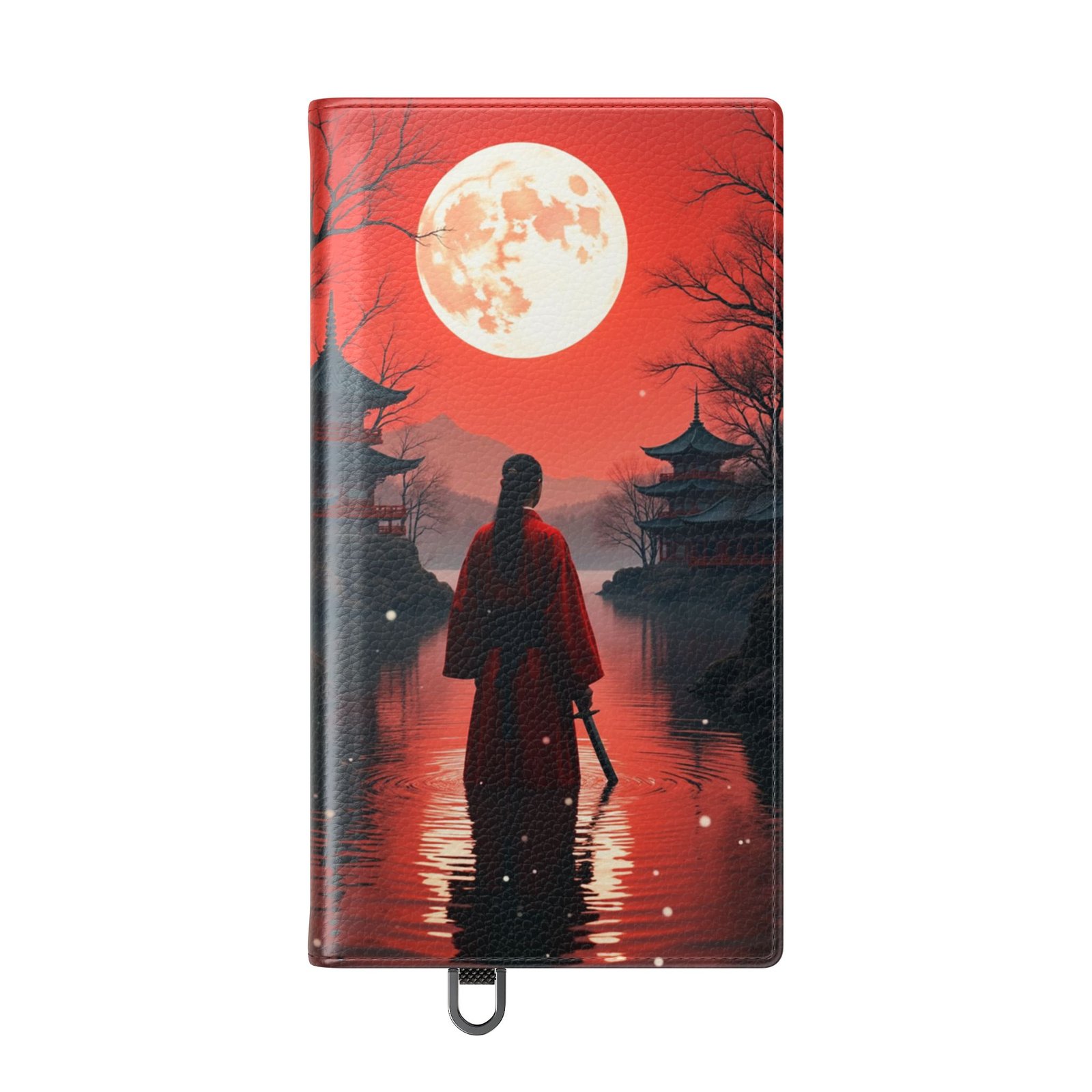 Samsung Galaxy S24, Moonlit Samurai Flip Cases, Travel Phone Cover, Gift for Anime Lovers, Japanese Art, Stylish Accessory - Image 12