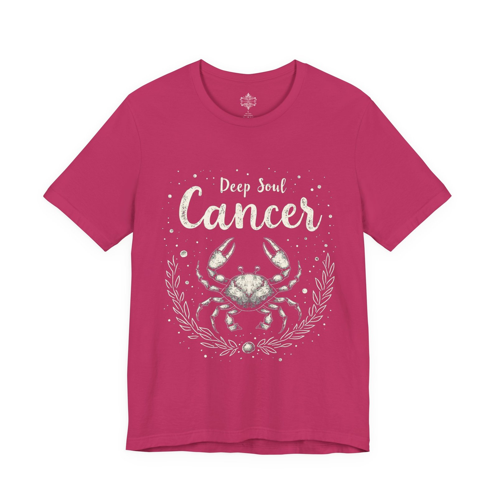 Cancer Zodiac Sign T-Shirt, Astrology Gift, Deep Soul Tee, Birthday Gift for Cancer, Crab Design Shirt, Unisex Short Sleeve Tee - Image 39