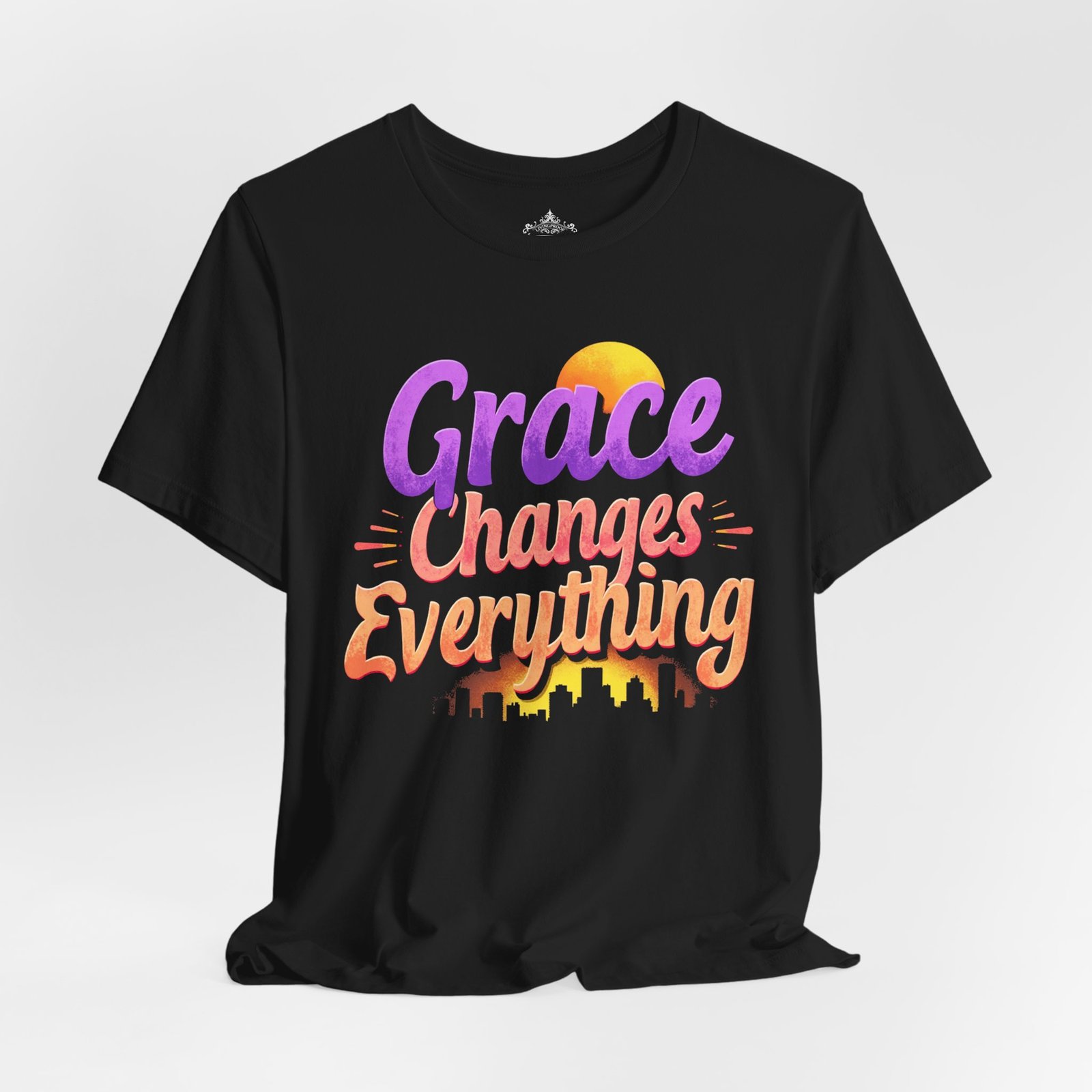 Grace Changes Everything Graphic Tee, Inspirational T-Shirt, Faith-Based Apparel, Perfect Gift for Friends, Spiritual Encouragement