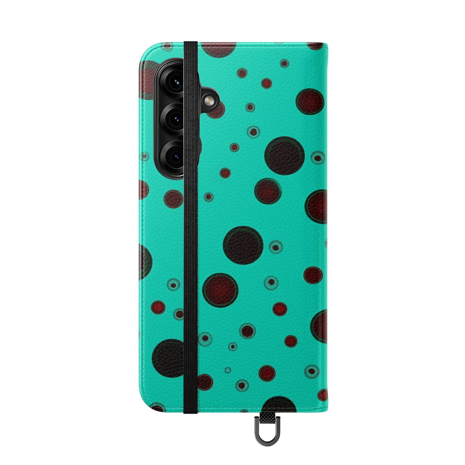 Samsung Galaxy S25, Stylish Flip Case with Bold Dot Design | Phone Wallet, Trendy Accessory - Image 7