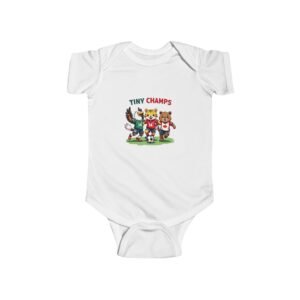 Tiny Champs Soccer Pups Infant Bodysuit | Baby Soccer Onesie