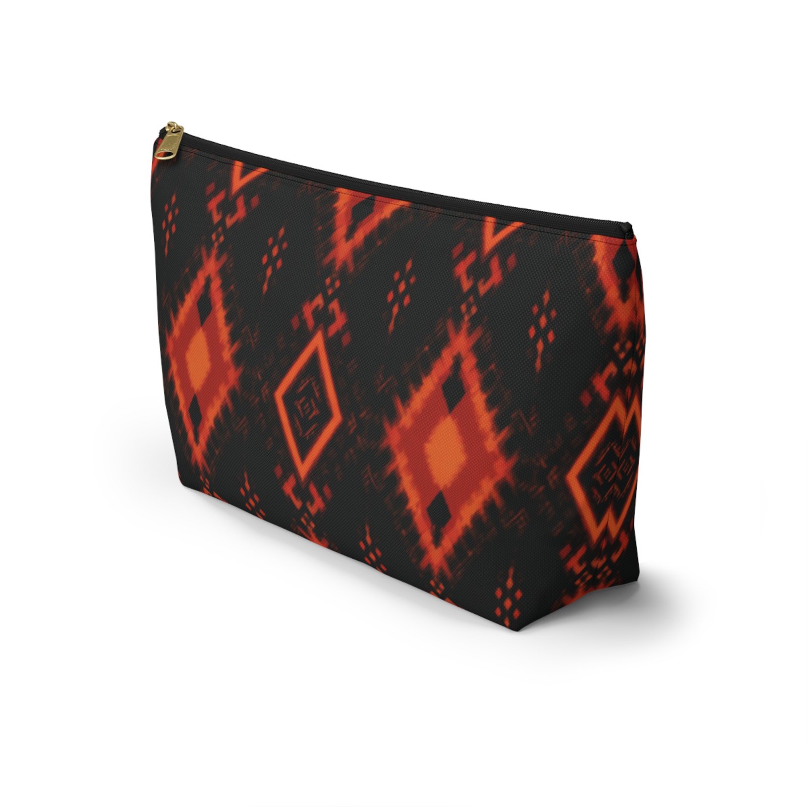 Southwestern Diamond Ikat Accessory Pouch - Image 3