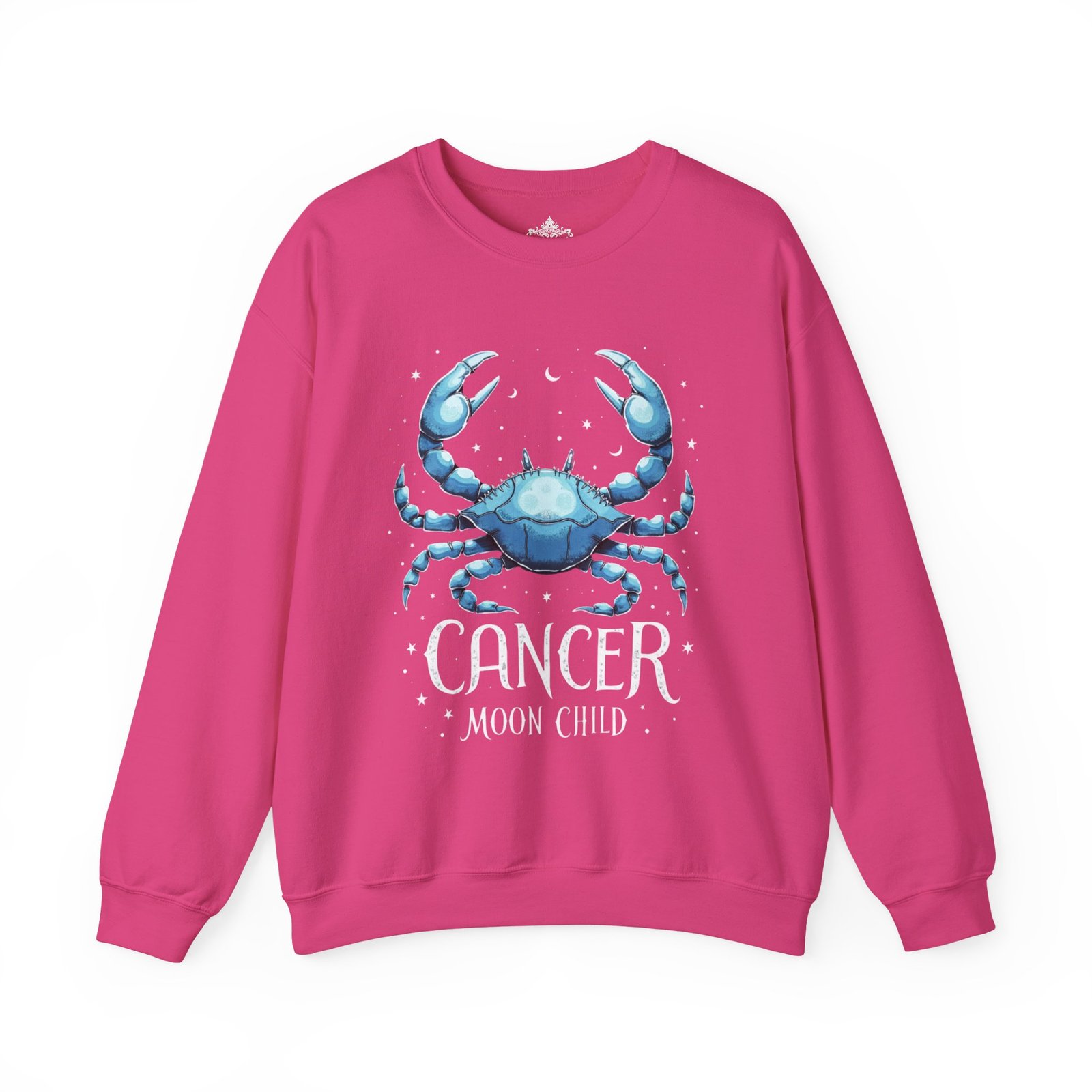Cancer Moon Child Sweatshirt, Zodiac Sign Gift, Astrology Apparel, Horoscope Crewneck, Celestial Fashion, Holiday Gift - Image 41