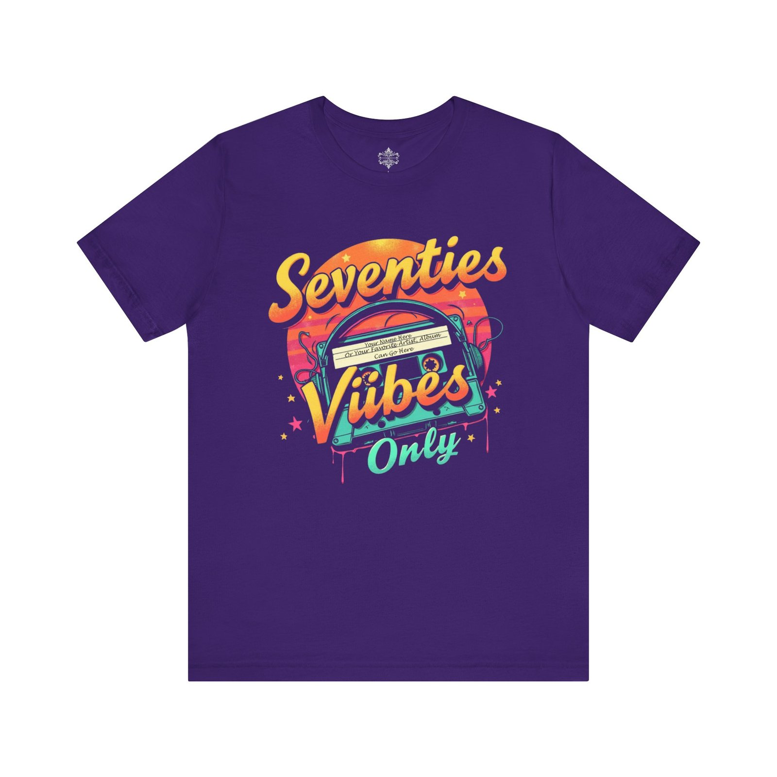 Seventies Vibes Only T-Shirt, Retro Tee, Vintage Short Sleeve, Music Lover Gift, Nostalgic Apparel, Groovy Style - Image 33