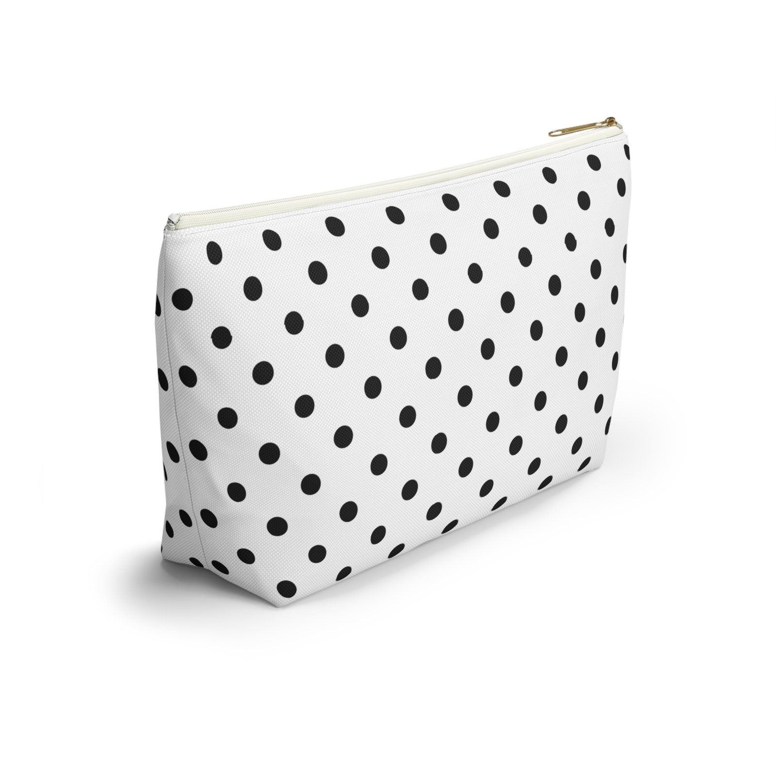 Black Polka Dot Accessory Pouch - Image 8