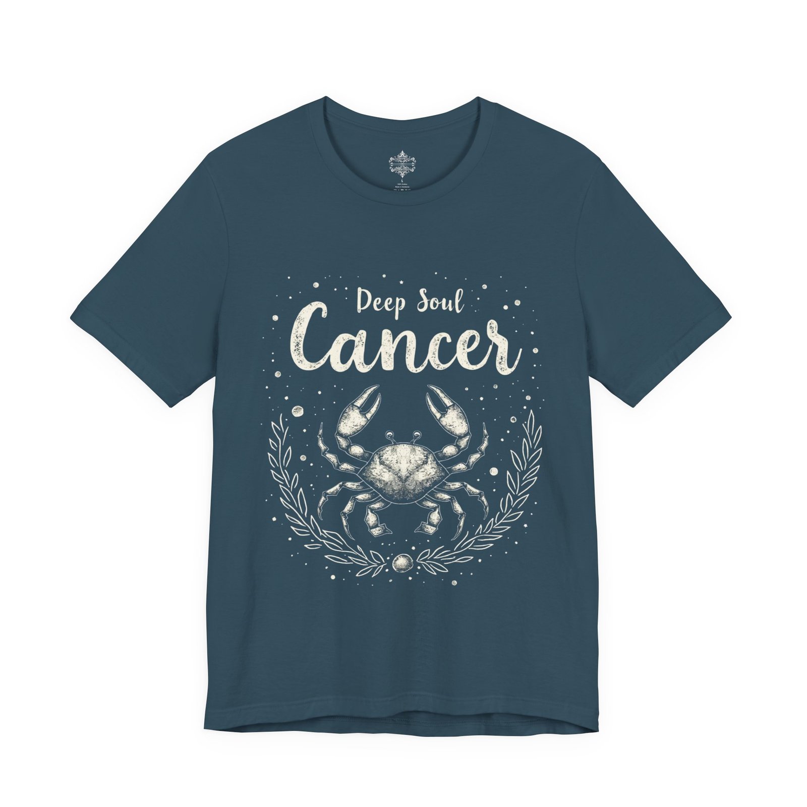 Cancer Zodiac Sign T-Shirt, Astrology Gift, Deep Soul Tee, Birthday Gift for Cancer, Crab Design Shirt, Unisex Short Sleeve Tee - Image 27
