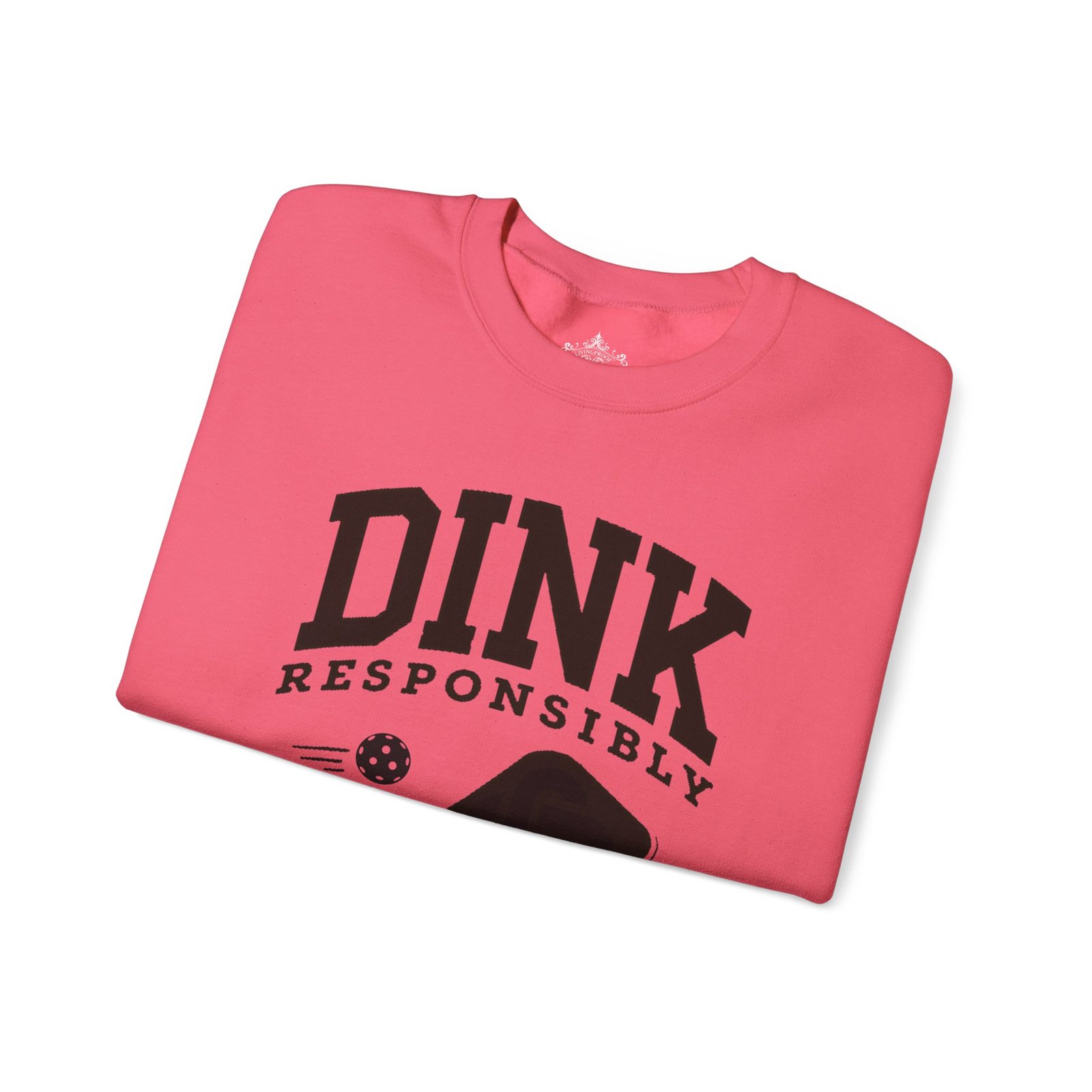 Dink Responsibly pickleball paddle sweatshirt | DINK design crewneck - Image 35