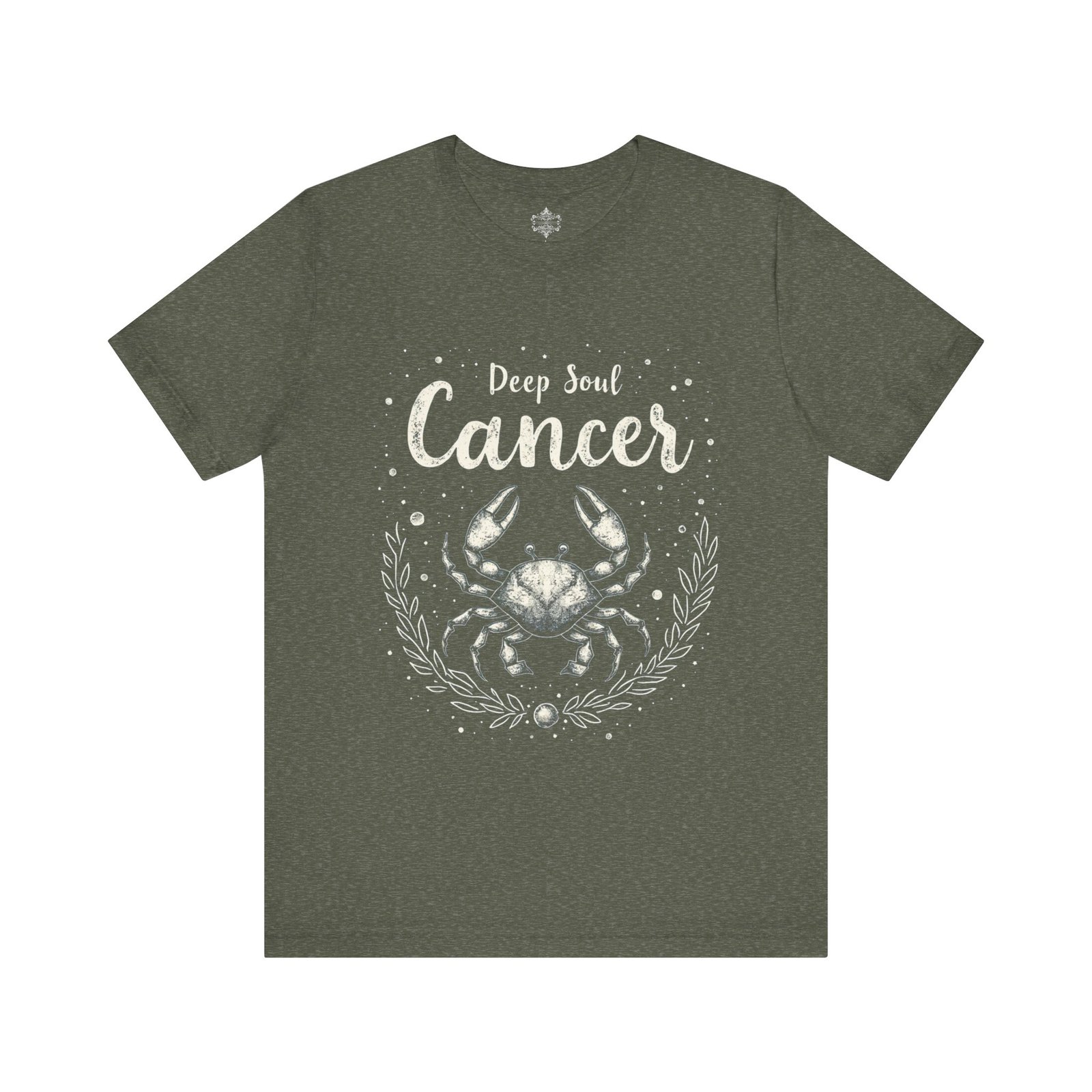 Cancer Zodiac Sign T-Shirt, Astrology Gift, Deep Soul Tee, Birthday Gift for Cancer, Crab Design Shirt, Unisex Short Sleeve Tee - Image 13