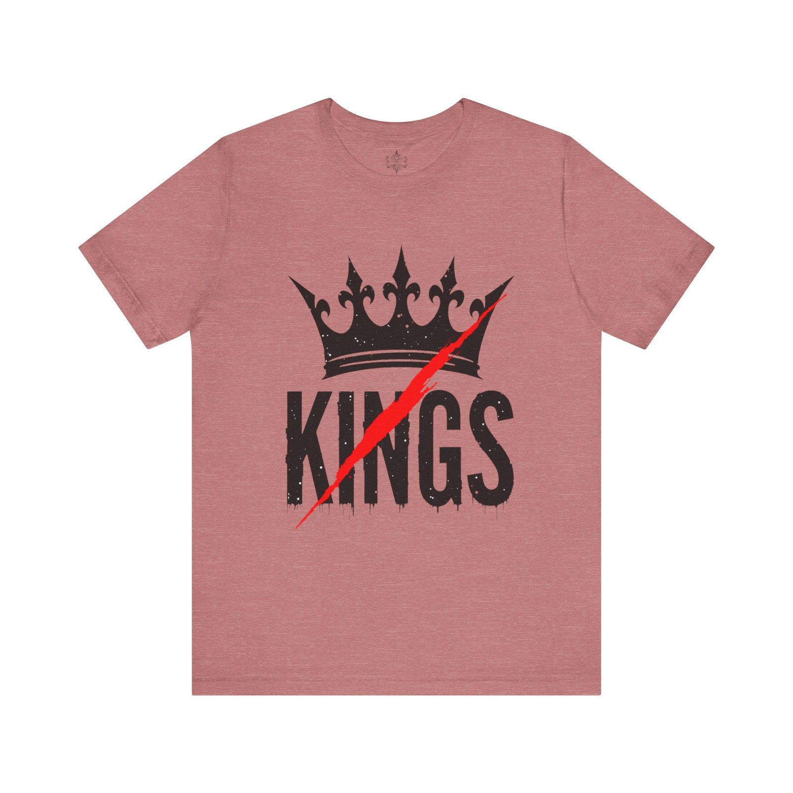 Unisex Crowned Kings Tee - Trendy Graphic T-Shirt for Casual Wear, Unique Gift, Birthday, Streetwear, Everyday Style - Image 9