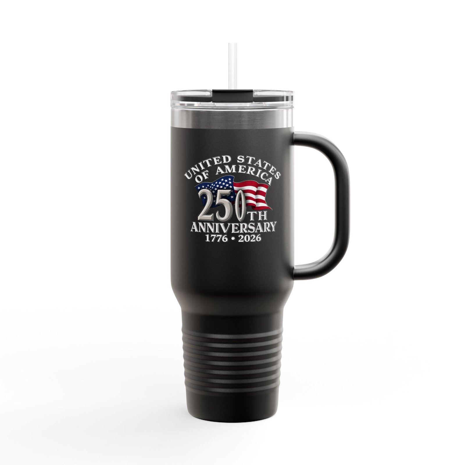 United States 250th Anniversary Flag 40oz Travel Mug - Image 4