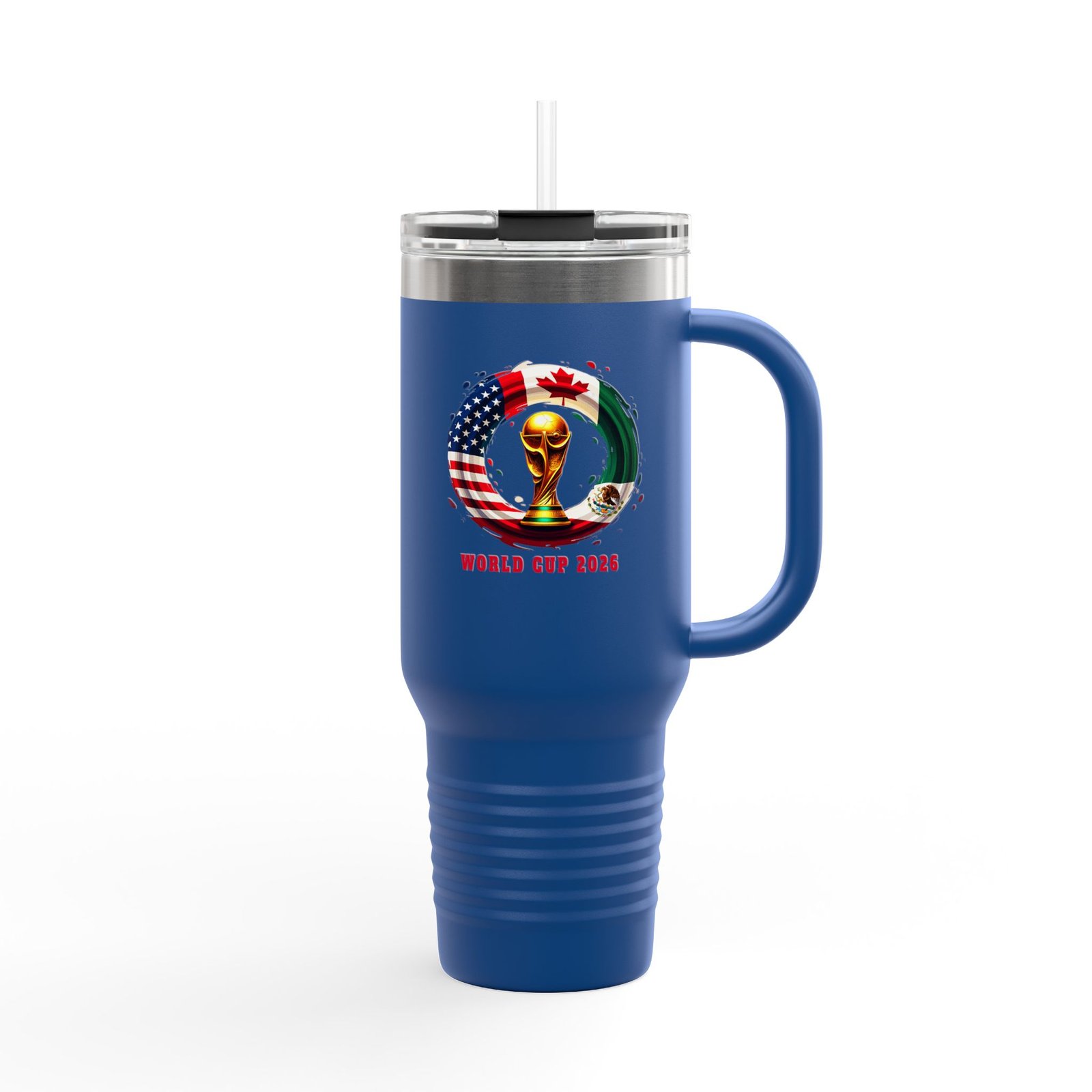 World Cup 2026 Trophy Flags 40oz Insulated Travel Mug - Image 16