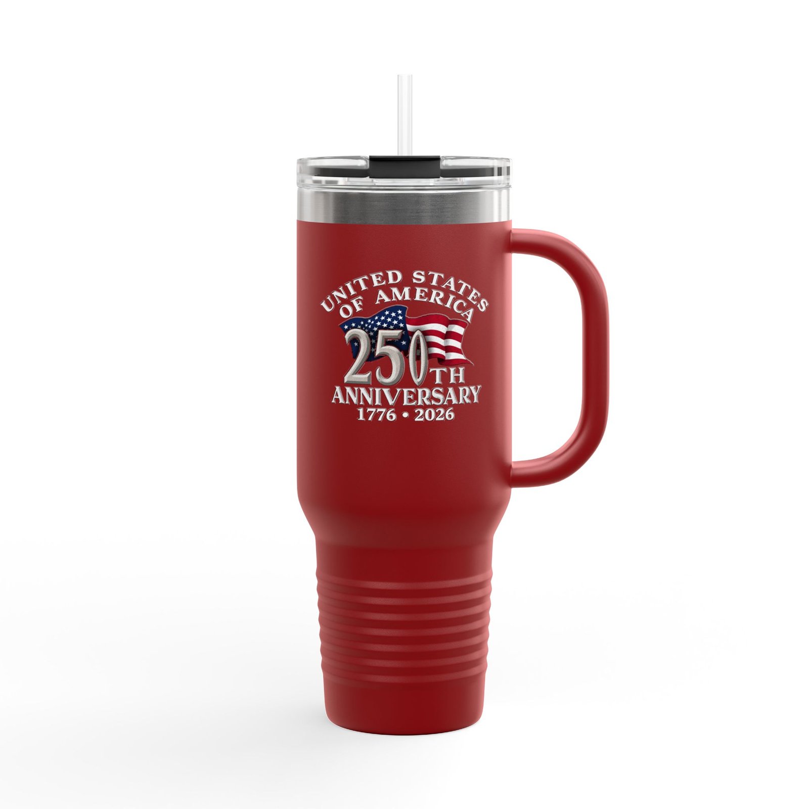 United States 250th Anniversary Flag 40oz Travel Mug - Image 2