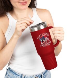 United States 250th Anniversary Flag 40oz Travel Mug
