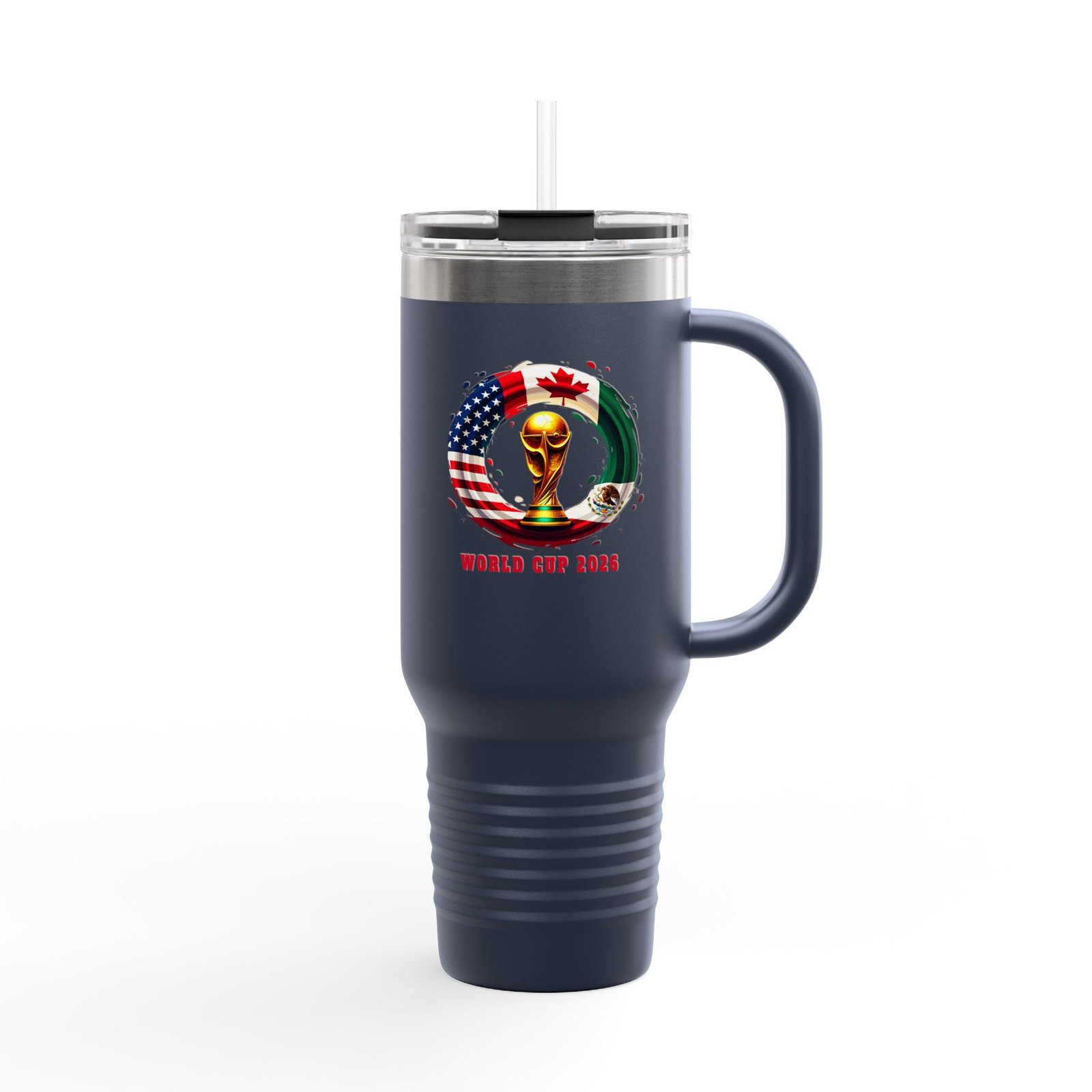 World Cup 2026 Trophy Flags 40oz Insulated Travel Mug - Image 19