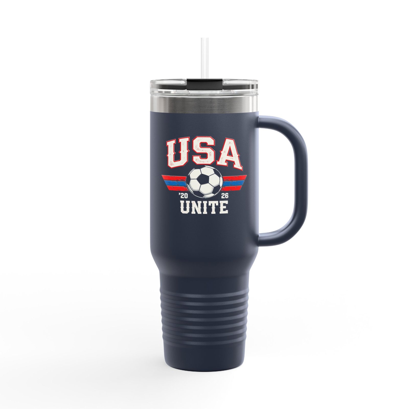 USA Unite Soccer Design Travel Mug | 40oz Insulated Tumbler - Image 7