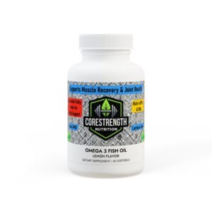 CoreStrength Omega 3 Fish Oil Supplement (60 Softgels)