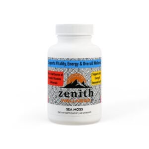 Zenith Wellness Sea Moss Supplement (60 Capsules)