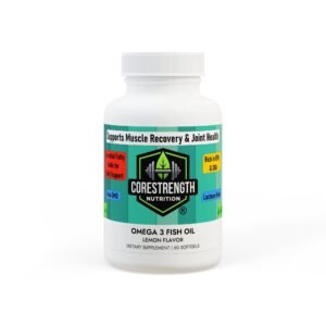 CoreStrength Omega 3 Fish Oil Supplement (60 Softgels)