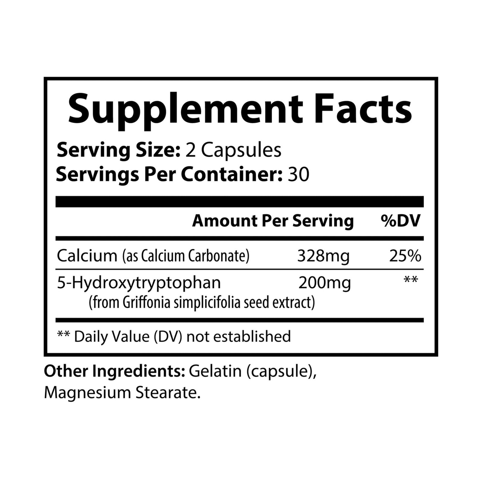 Zenith Wellness 5-HTP Supplement (60 Capsules) - Image 6