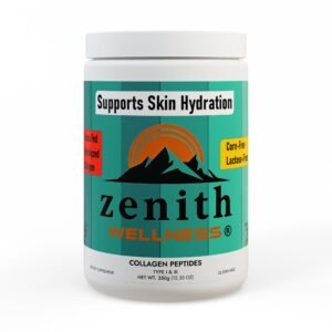Zenith Wellness Collagen Peptides Type I & III Supplement (350g, 12.3oz)