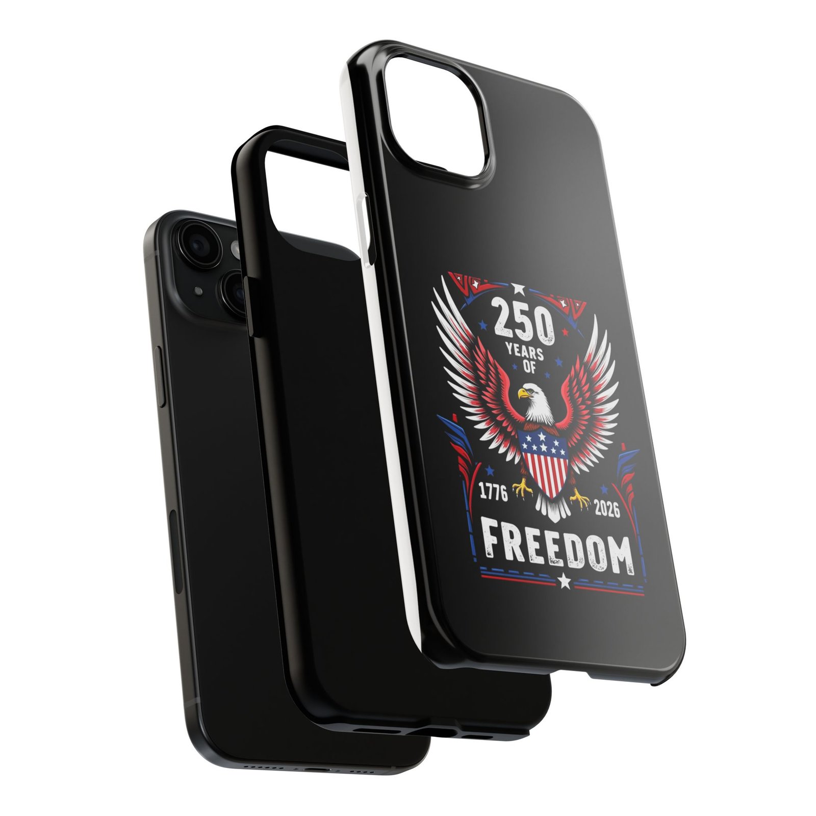 iPhone 14-15-16-17 _250 Years of Freedom Eagle phone case | 1776-2026 Patriotic American design - Image 20