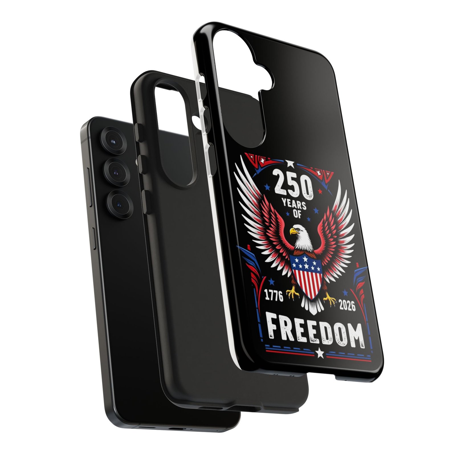 Samsung Galaxy S25-S24-S23-S22-S21_250 Years of Freedom Eagle phone case | Patriotic 1776-2026 Americana - Image 20