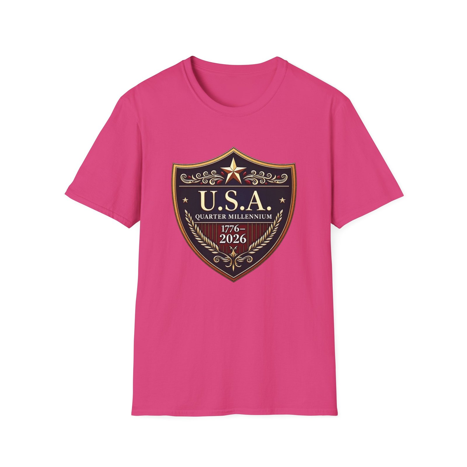 USA Shield Emblem T-Shirt _ 1776_2026 Quarter Millennium Patriotic Tee - Image 45