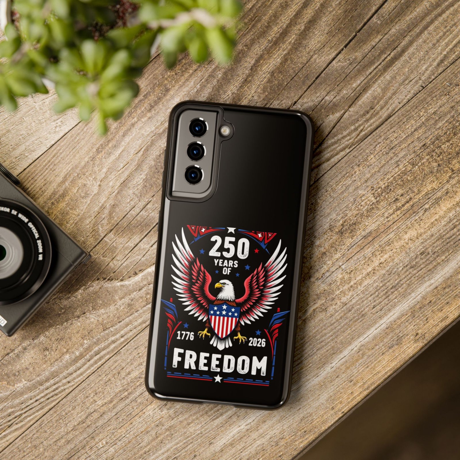 Samsung Galaxy S25-S24-S23-S22-S21_250 Years of Freedom Eagle phone case | Patriotic 1776-2026 Americana - Image 17