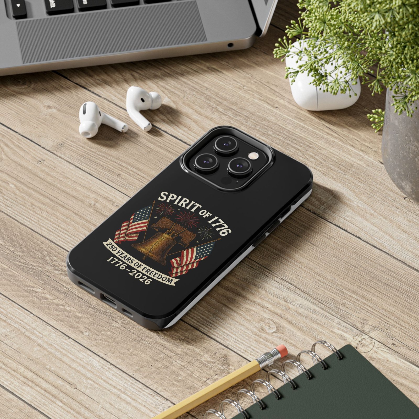 iPhone 14-15-16-17 Spirit of 1776 Liberty Bell Phone Case | 250 Years of Freedom 1776-2026 - Image 15