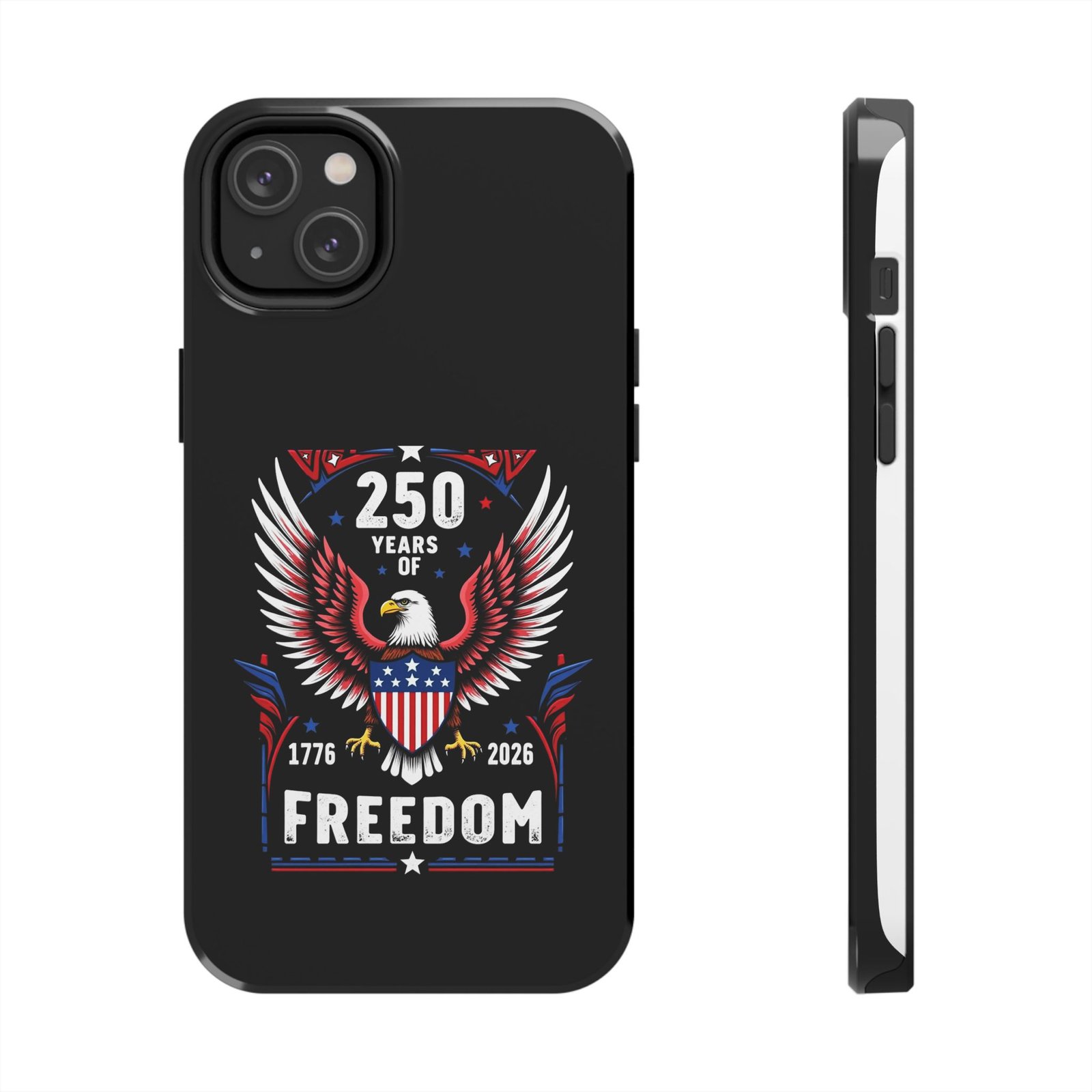 iPhone 14-15-16-17 _250 Years of Freedom Eagle phone case | 1776-2026 Patriotic American design - Image 7