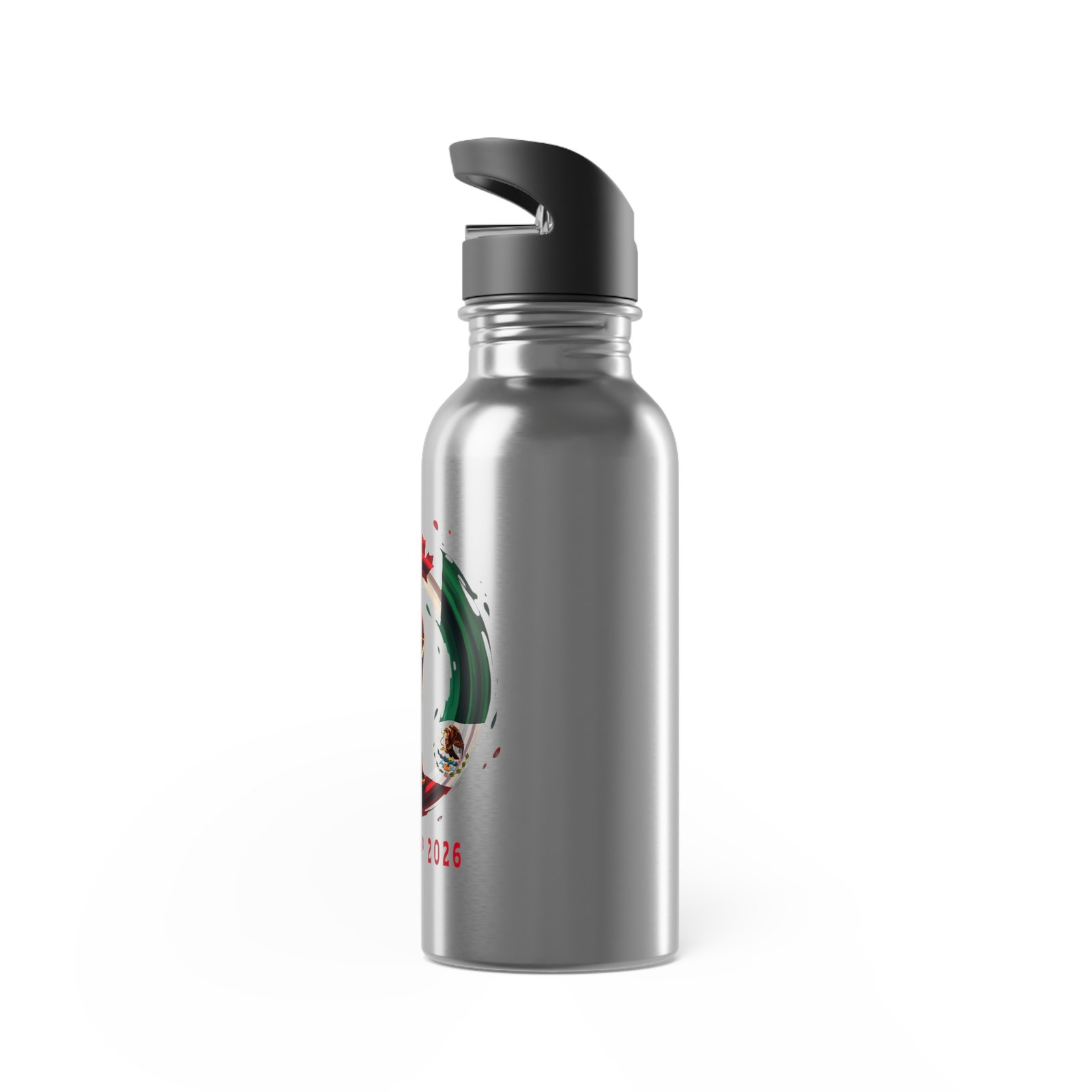 World Cup Trophy with Flags Water Bottle | Stainless Steel Straw Bottle - Image 5