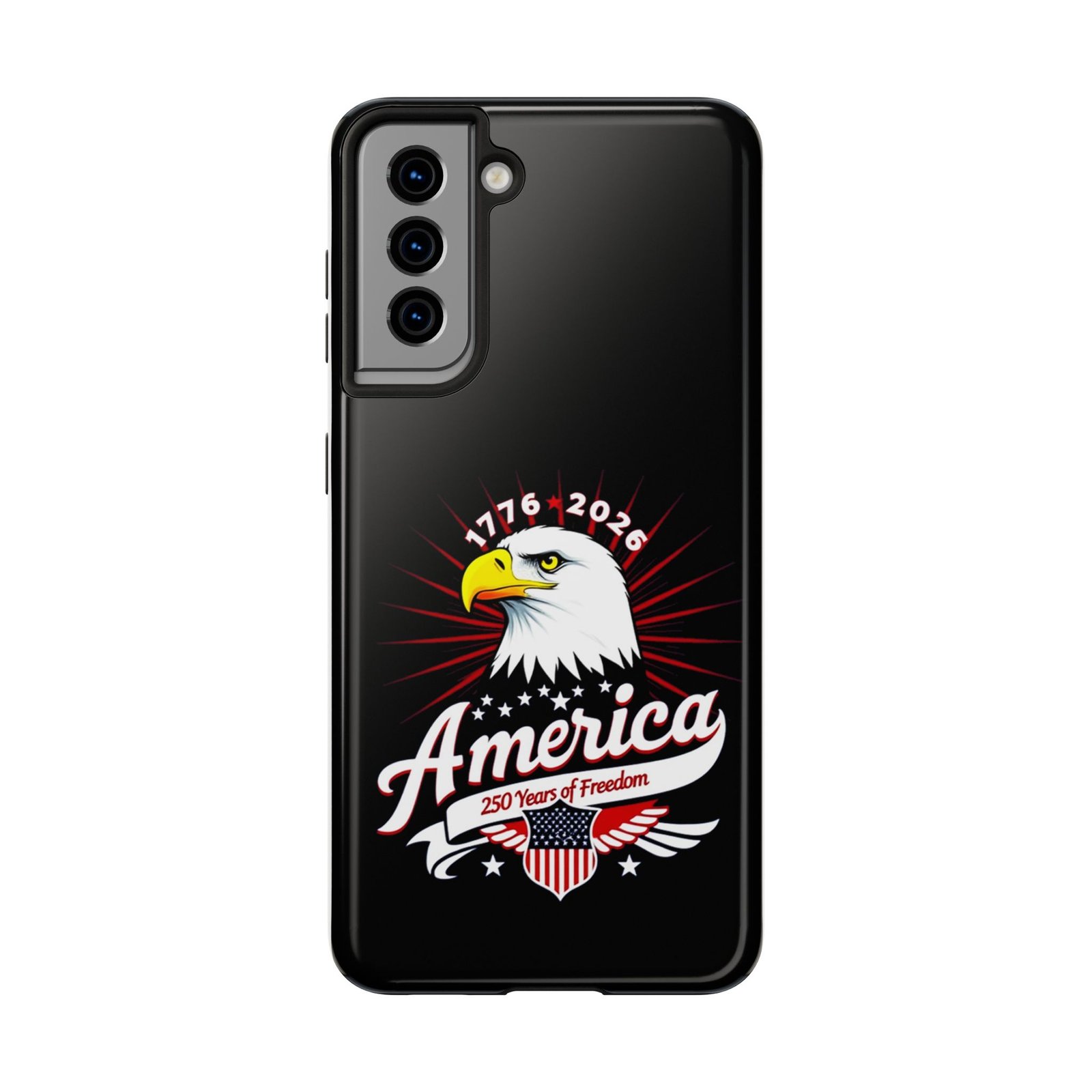Samsung Galaxy S25-S24-S23-S22-S21_American Eagle 250 Years Freedom Phone Case | Patriotic USA Bald Eagle Phone Case - Image 14