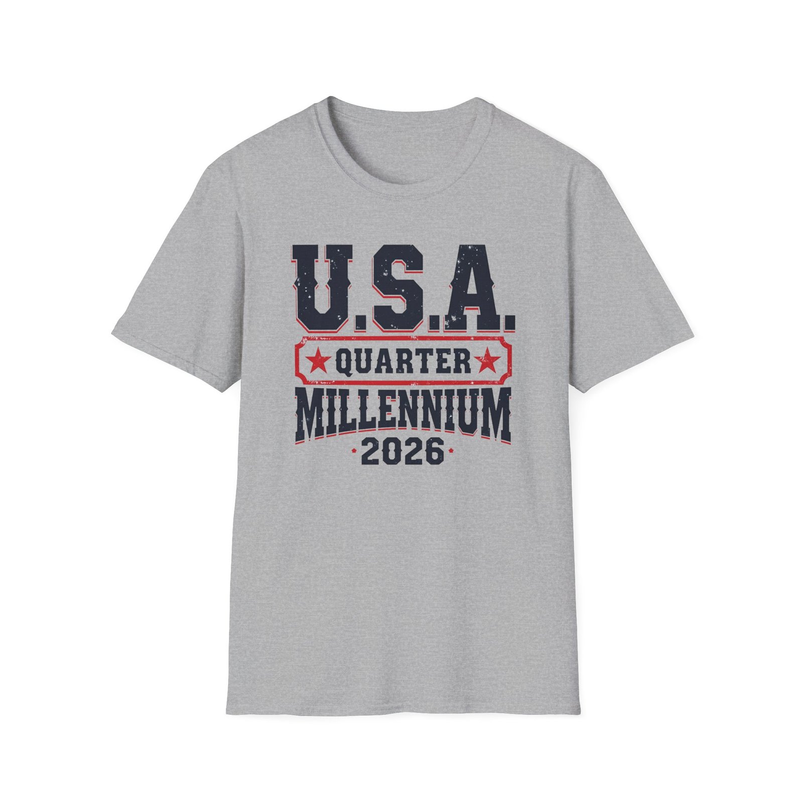 USA Quarter Millennium 2026 Patriotic T-Shirt | Quarter-themed Graphic Tee - Image 16