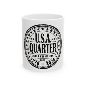 Patriotic 250th Anniversary Ceramic Mug | 250th USA Celebration