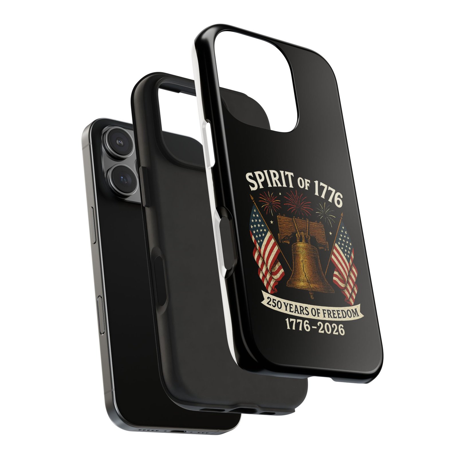 iPhone 14-15-16-17 Spirit of 1776 Liberty Bell Phone Case | 250 Years of Freedom 1776-2026 - Image 6