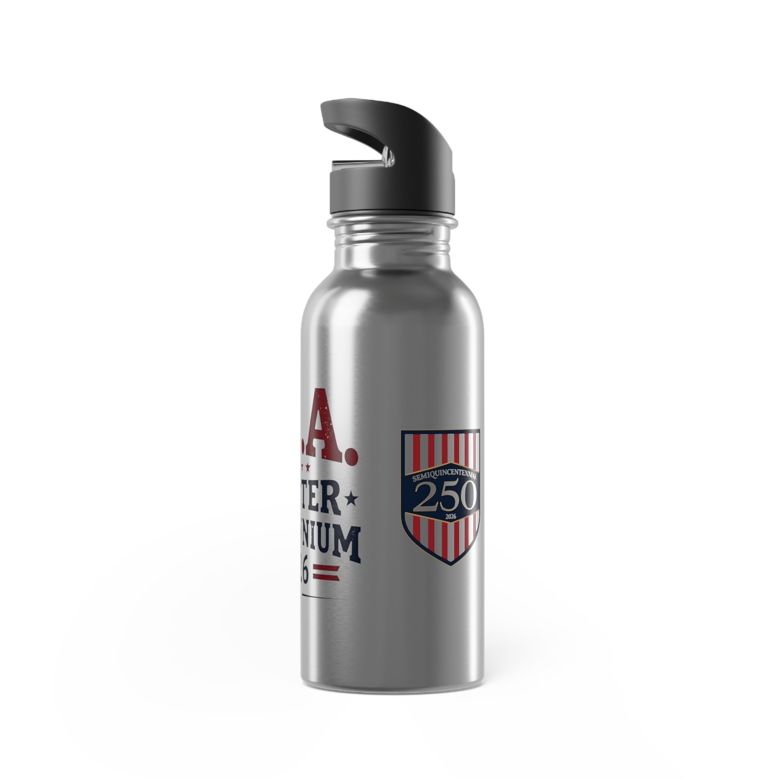 U.S.A. Quarter Millennium Stainless Steel Water Bottle with Straw | 20oz - Image 4