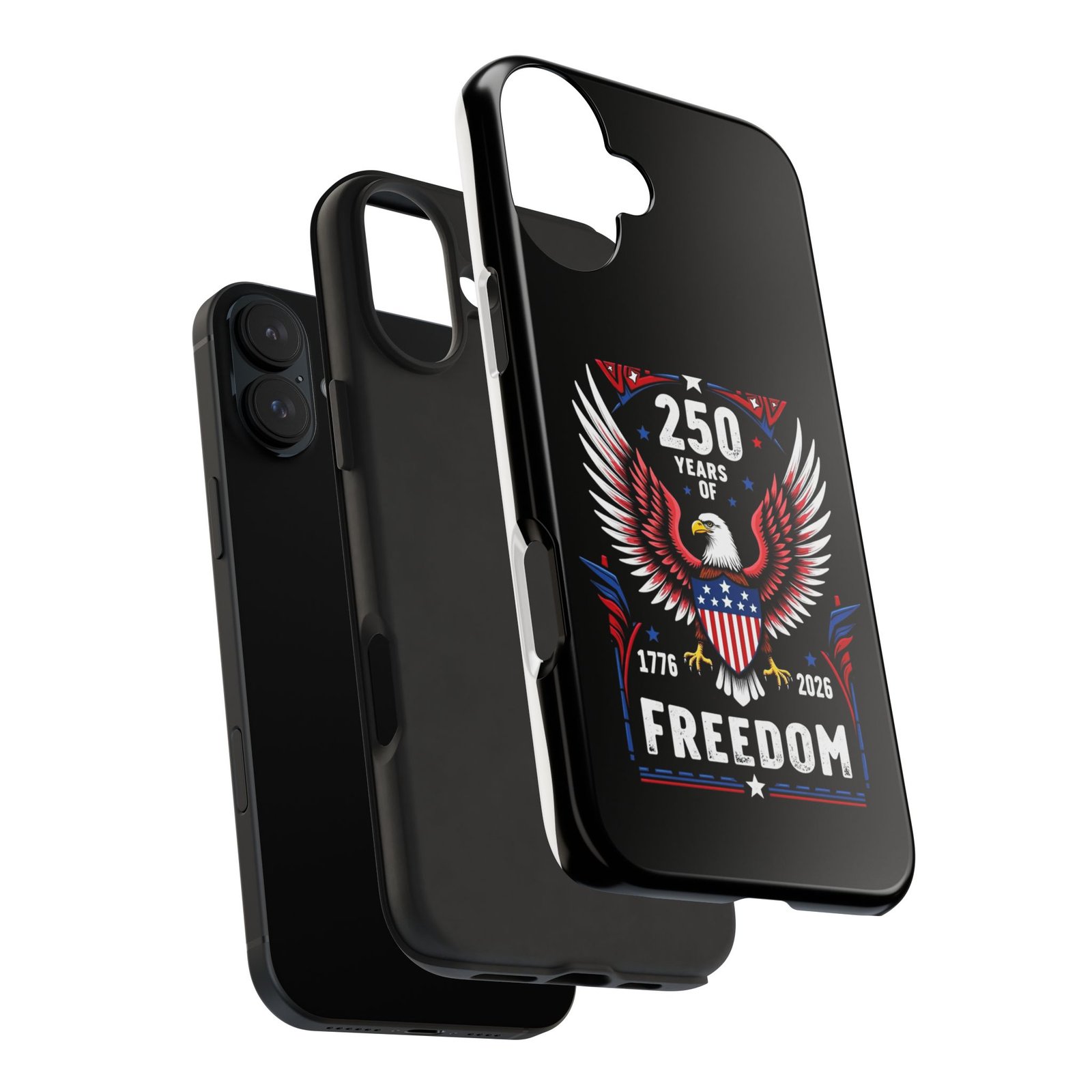 iPhone 14-15-16-17 _250 Years of Freedom Eagle phone case | 1776-2026 Patriotic American design - Image 36