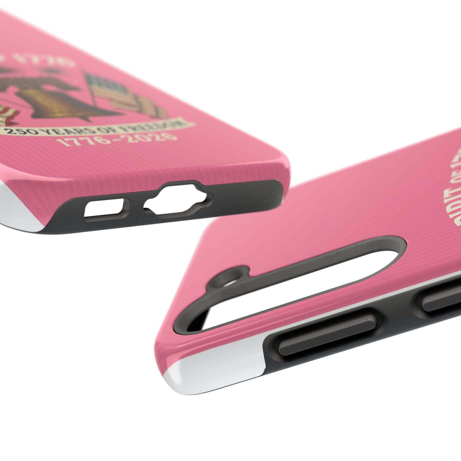 Hot Pink Samsung Galaxy S25-S24-S23-S22-S21_Spirit of 1776 Liberty Bell phone case | 250 Years of Freedom 1776-2026 - Image 8