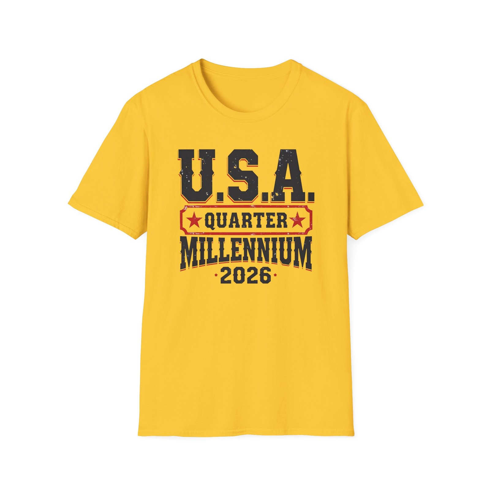 USA Quarter Millennium 2026 Patriotic T-Shirt | Quarter-themed Graphic Tee - Image 26