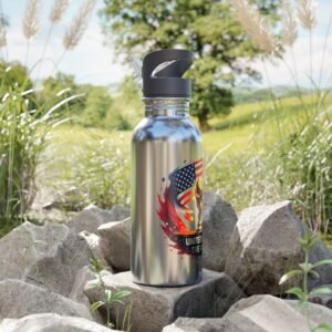 World Cup Trophy with USA Flag water bottle | Stainless Steel 20oz