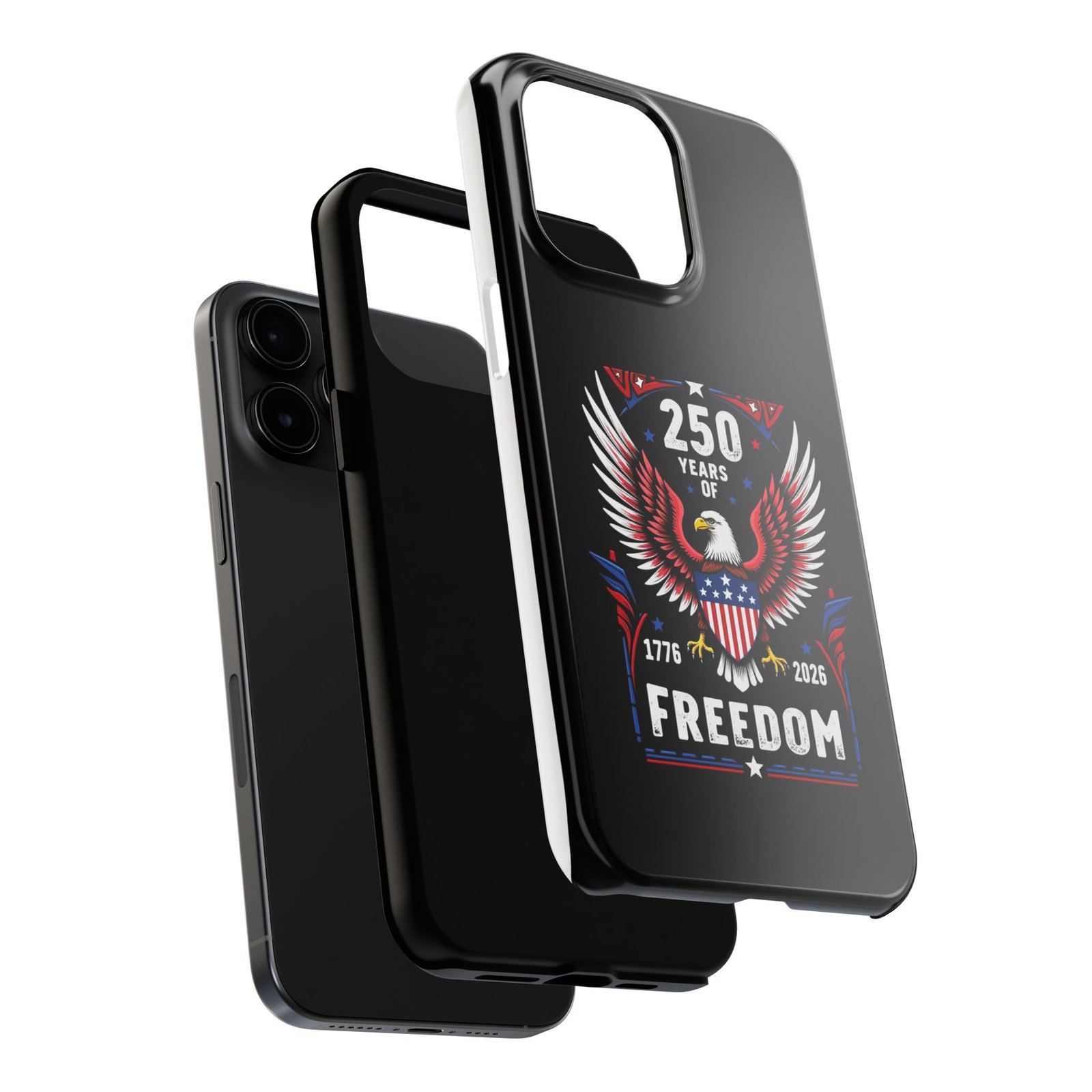 iPhone 14-15-16-17 _250 Years of Freedom Eagle phone case | 1776-2026 Patriotic American design - Image 24