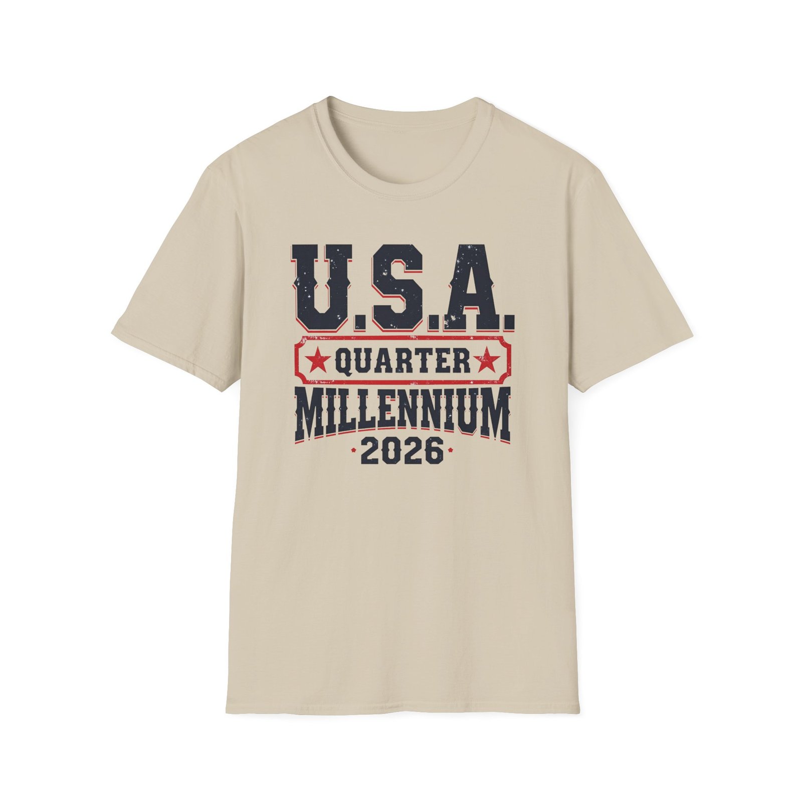 USA Quarter Millennium 2026 Patriotic T-Shirt | Quarter-themed Graphic Tee - Image 11