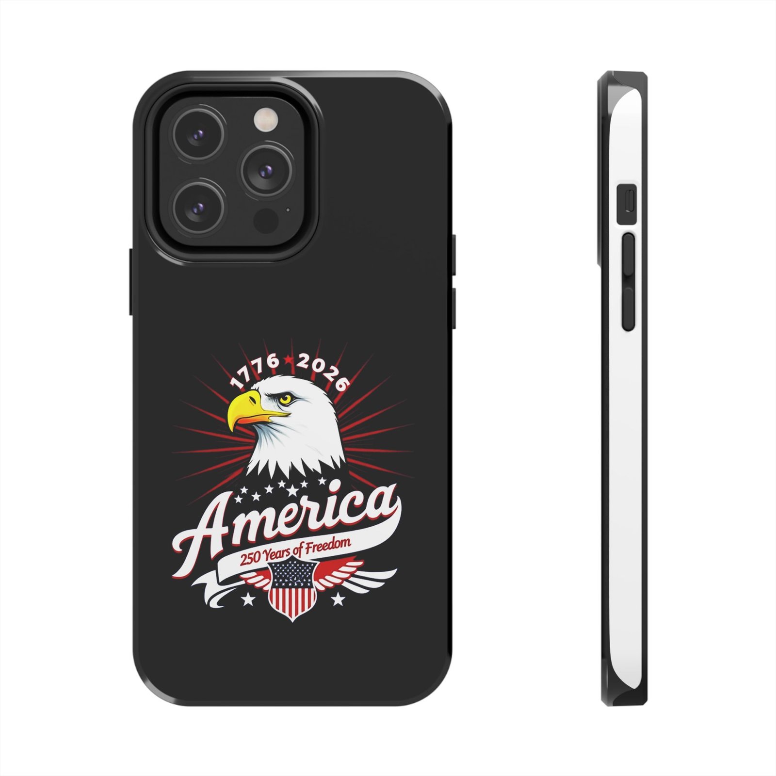 iPhone 14-15-16-17 America Eagle emblem phone case | Patriotic 250 Years of Freedom 1776-2026 - Image 4