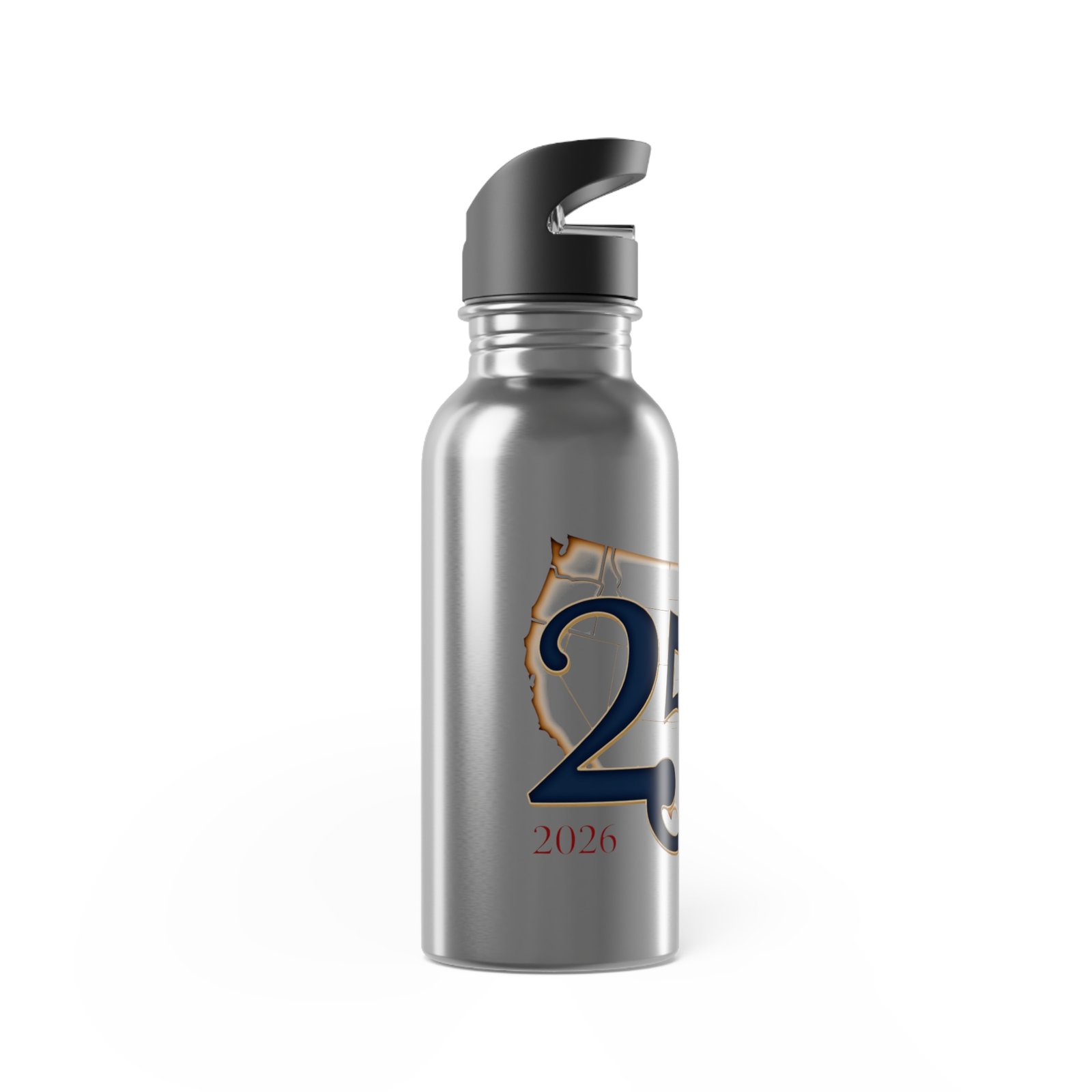 America 250 Stainless Steel Water Bottle with Straw | 20oz - Image 3