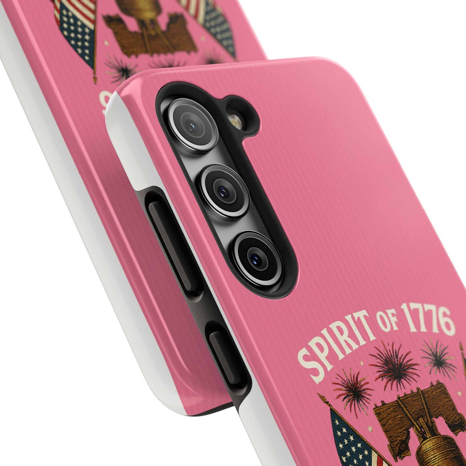 Hot Pink Samsung Galaxy S25-S24-S23-S22-S21_Spirit of 1776 Liberty Bell phone case | 250 Years of Freedom 1776-2026 - Image 7