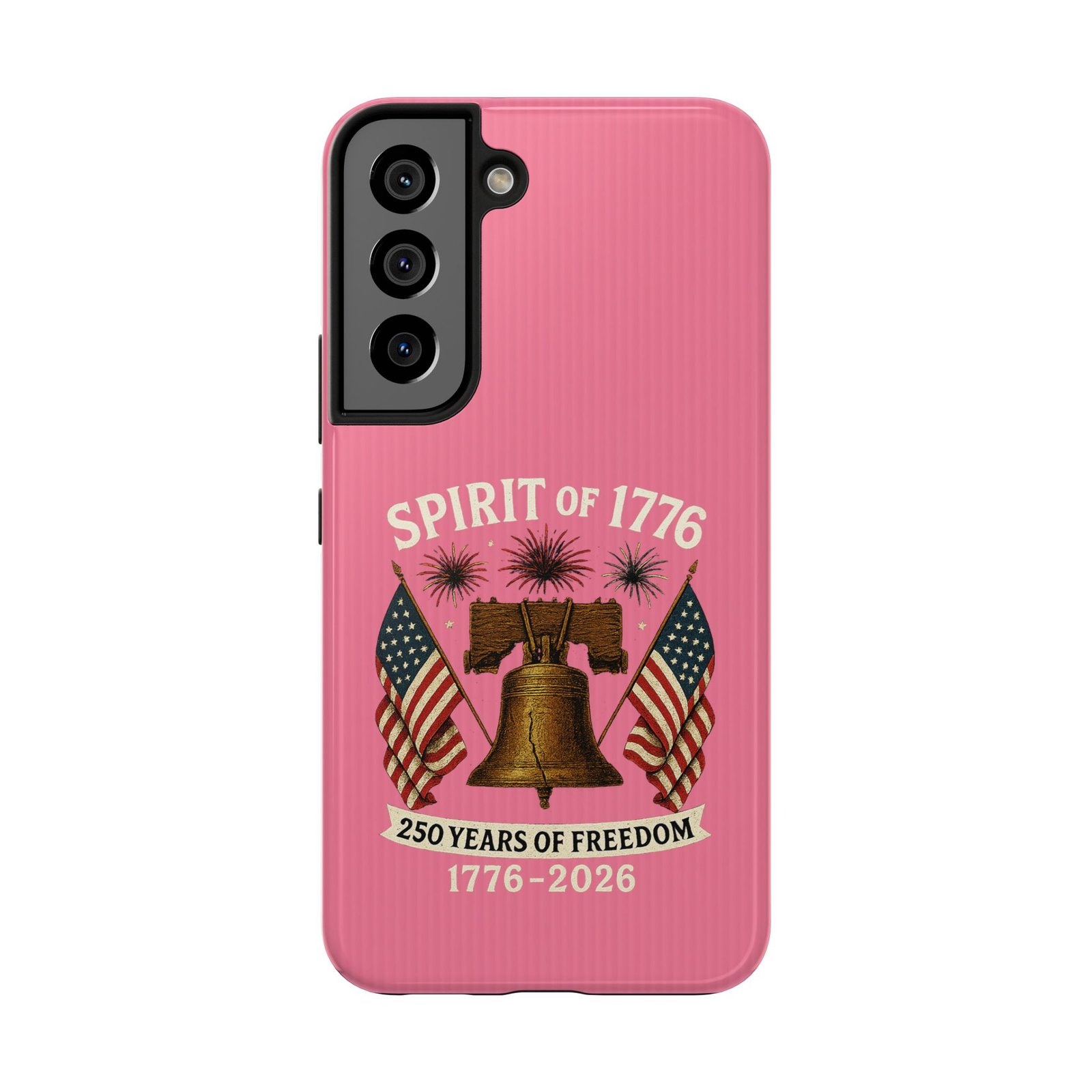 Hot Pink Samsung Galaxy S25-S24-S23-S22-S21_Spirit of 1776 Liberty Bell phone case | 250 Years of Freedom 1776-2026 - Image 11